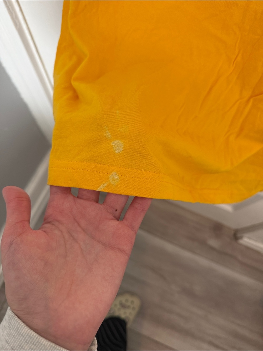 Yellow Graphic Ringer Tee - Picture 3 of 3